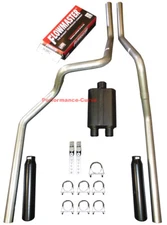 Mandrel Bent Dual Exhaust w/ Flowmaster Super 44 Muffler Fits 06-08 Dodge Ram