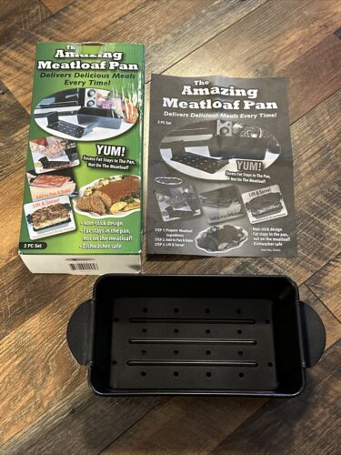 The Amazing Meatloaf Pan Cookware 2 Piece Set - Picture 1 of 10