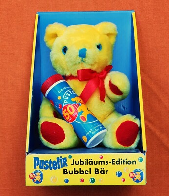 Pustefix Bubbel Bär Jubiläums Edition Plüsch 1948-1998 50 Jahre