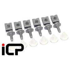 Genuine Front Bumper Winglet Fitting Kit Fits: Subaru Impreza WRX STi 03-05 S203