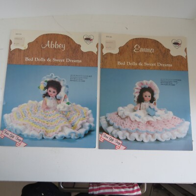 Dumplin Designs Crochet Patterns  13'' Bed Dolls & Sweet Dreams Emma & Abbey