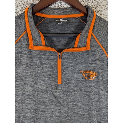 Oregon State Beavers OSU Colosseum Pullover 1/4 Zip Athletic L