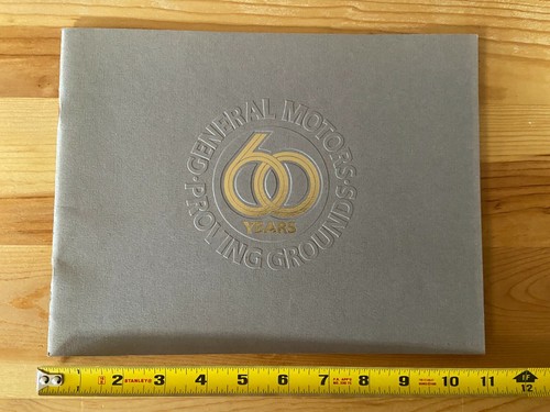RARE Vintage General Motors GM Proving Grounds 60 Year Anniversary Brochure 1983