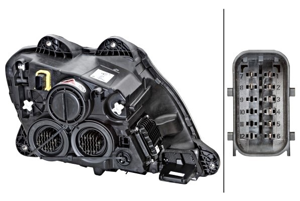 Left RHD Headlight HELLA Fits DAF Cf Xf 12- 1857530 | eBay