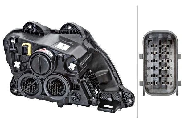 Left RHD Headlight HELLA Fits DAF Cf Xf 12- 1857530 | eBay 