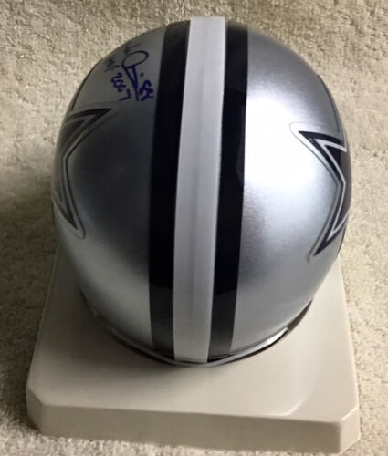 Dallas Cowboys Mini Helmet Autographed By HOF Michael Playmaker Irvin - Picture 5 of 6