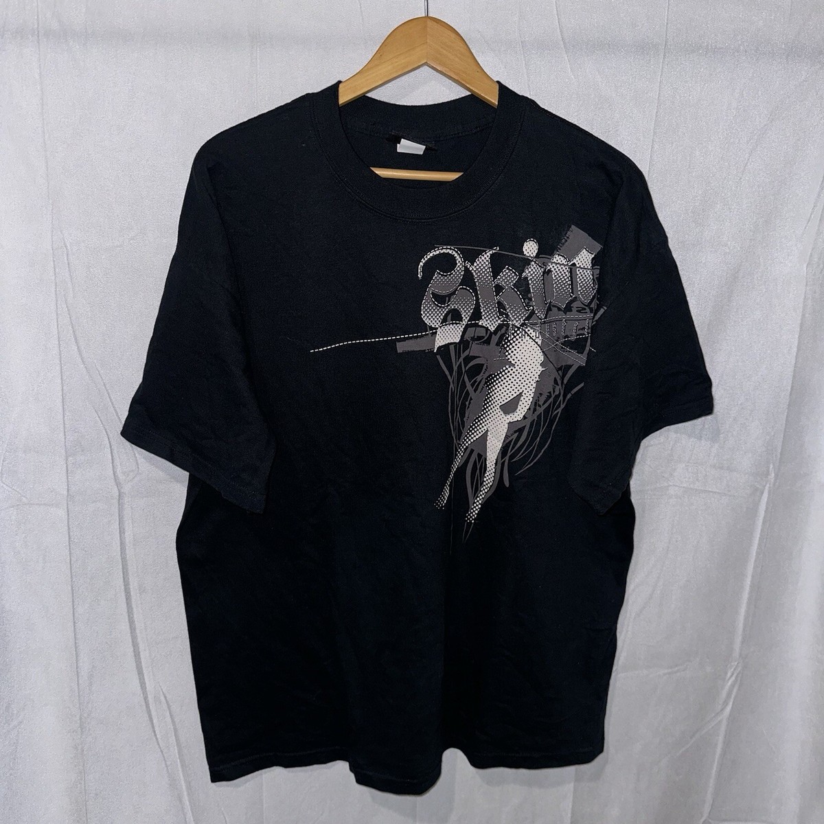 Vintage Y2K Skin Industries T Shirt Double Sided Grunge Vintage Y2K Skin Industries T Shirt Double Sided Grunge