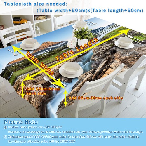 3D Christmas Tree B75 Christmas Tablecloth Table Cover Cloth Birthday Party Zo - 第 3/5 張圖片