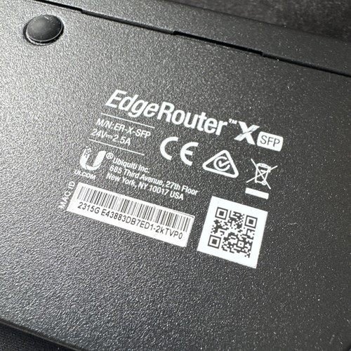 Ubiquiti ER-X-SFP EdgeRouter X EdgeMax 6 Ports Gigabit WAN/LAN/SFP Router - Photo 6/7