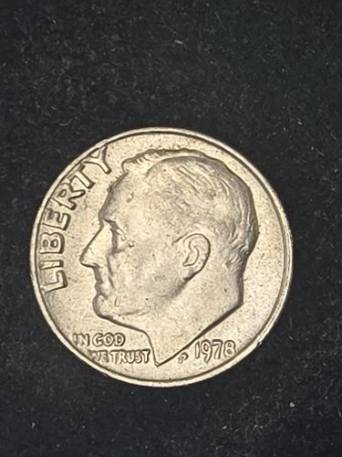 1978-P Roosevelt Dime — photo from the most recent tracked eBay sale
