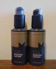 Lot of 2 - Clear Shaving Lotion by Michael Strahan | Men’s (3.4 Ounce)