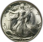 1947 D WALKING LIBERTY HALF NGC MS 65 BLAZING SILVER SATIN LUSTER, STRONG STRIKE