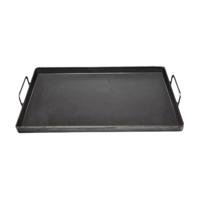 Flat Top Grill Plate Iron Griddle Pan Utility Accessories Reusable Grilling Pan
