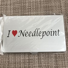 I Heart Needlepoint - Magnet Needle Case - by Accoutrement Designs