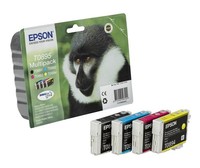Original Epson T0895 Patronen Im Multipack Schwarz, Cyan, Magenta, Gelb, Affe