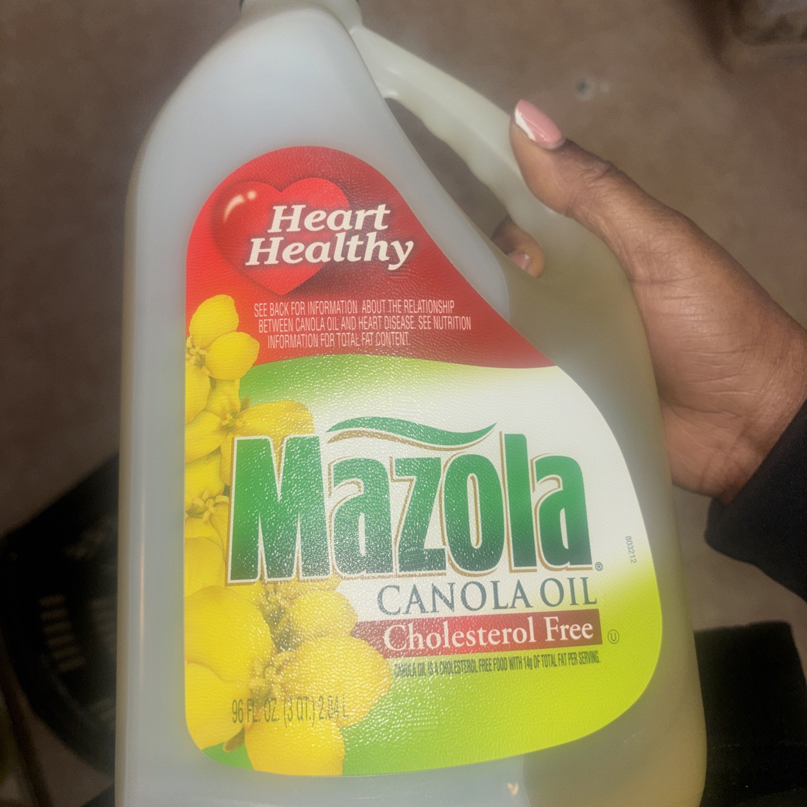 1 Gallon, Cholesterol-free Canola Oil