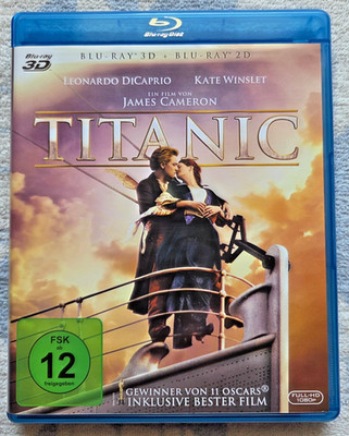 Titanic  (3D Blu-ray/Blu-Ray/Bonus Blu-Ray) L. DiCaprio, K. Winslet