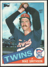 1985 Topps Baseball #483 - Mike Smithson - Minnesota Twins  85-1957