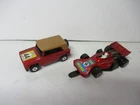 Matchbox Lesney Superfast Two Pack TP-9 Field Car & Team Racer- red, loose