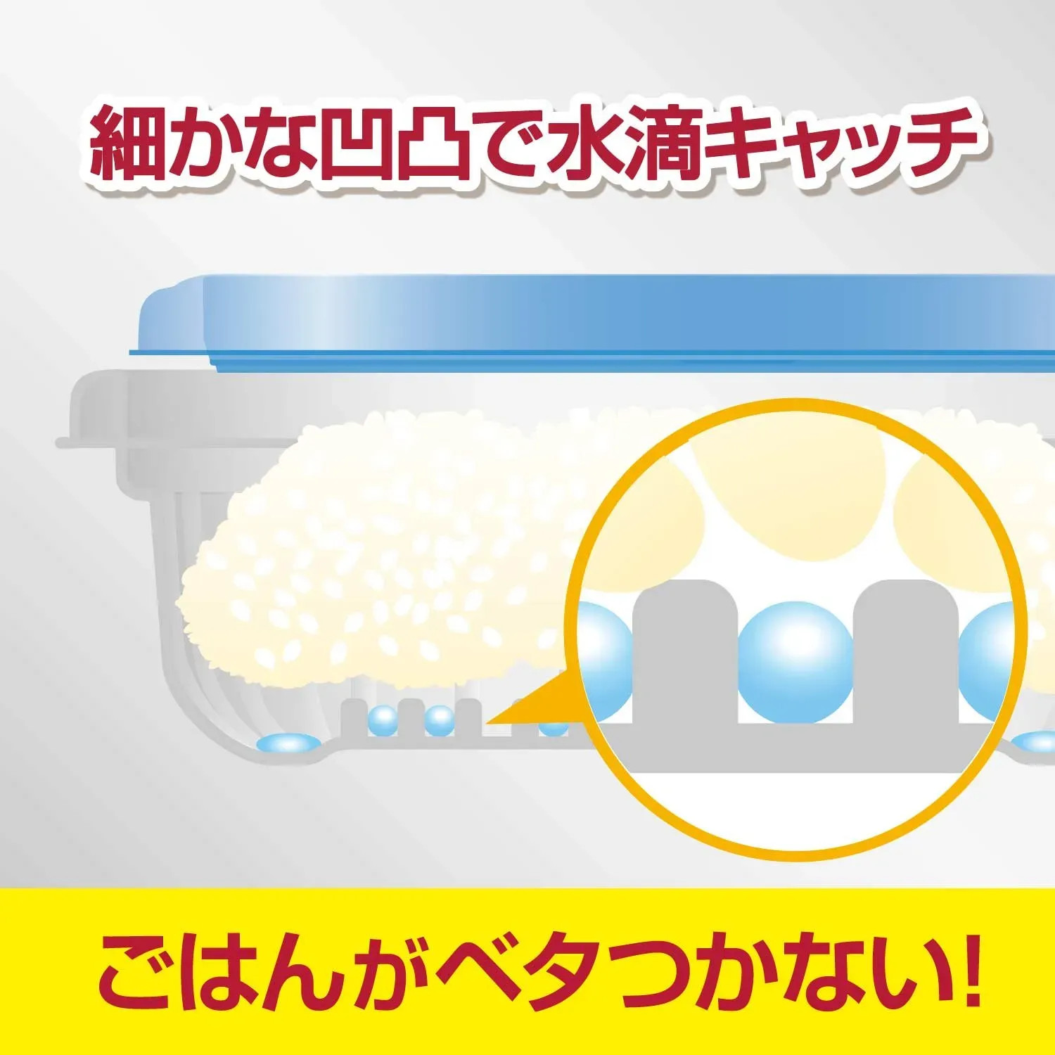 Ziploc Container Rice Storage Thin Type 2 Pieces 290ml Blue From Japan