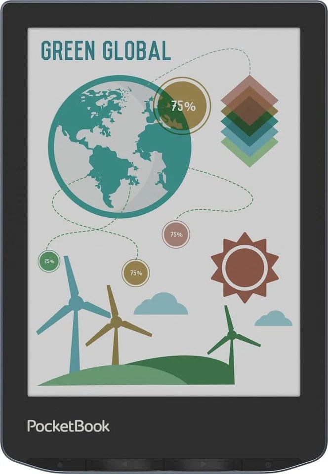 Ebook Verse Pro Color 634 6 E-Ink Kaleido 3 16GB Wi-Fi Stormy Sea - Immagine 2 di 4