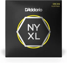 D'Addario NYXL0946 Electric Guitar Strings, Super Light Top/Regular Bottom, 9-46