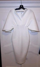 ASOS White scuba /neoprene cocktail dress. Size 4 NWT