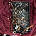 vtg and costume jewelry Some Signed Some Gold Filled & 925 In Vtg. R Stover Tin