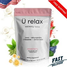 U Relax Calming Drink Mix 15 Packets – Mixed Berry Relaxation Tonic