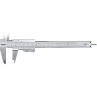 "Mitutoyo Analog-Messschieber Momentklemmung Tiefenmaß Flach Messb. 0-150Mm/0-6\""