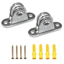 Mute Bearing Pulley Roller Duplex Bearing Quiet Wheel Heavy Duty Fixed Pullies
