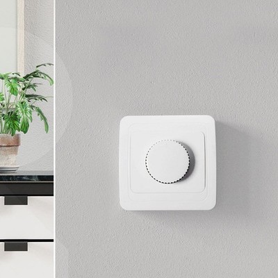 LED Dimmer Drehdimmer Schalter 230 V 4 Bis 300W Für Bündig Montiert Dimmbar