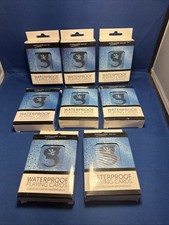 Geckobrands GWP-47105 Waterproof Playing Cards Multicolored Lot Of 8 New Sealed