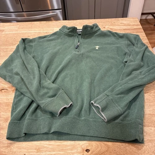 Peter Millar M Golf Green Quarter Zip Pullover  The Honors Course Rare E7