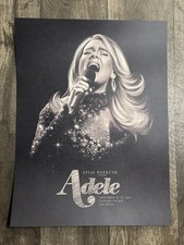 Adele Weekends With Adele Official Poster LAST SHOW New Original Mint Las Vegas Adele Weekends With Adele Official Poster LAST SHOW New Original Mint Las Vegas