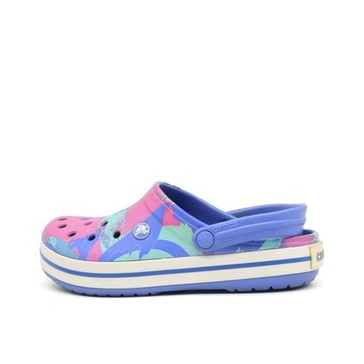 Crocs Damen Sandaletten EU 37-38 Classic Platform bunt Rutschfest Atmungsaktiv