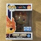Funko POP! Pixar Elemental Ember Lumen Glitter Chase Figure 1757 + Protector