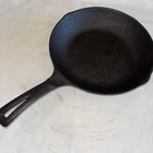 RESTORED Unmarked Wagner Ware Cast Iron Chef Skillet Pan 9” USA SEASONED