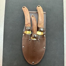 Mossy Oak Hunter's Knife Set 3 Knives w/ Sheath