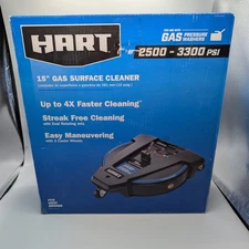 HART 15” Inch Gas Surface Cleaner Pressure Washer Broom Caster 1/4” Connector