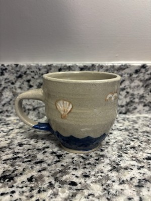 Homemade Ceramic Turtle Mug With Turtle Inside