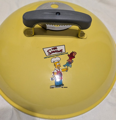 Weber The Simpsons 10th Anniversary Limited Edition Kettle Charcoal Grill 