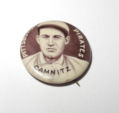 1910-12 Sweet Caporal Baseball Pin Howie Camnitz Pittsburgh Pirates Near Mint
