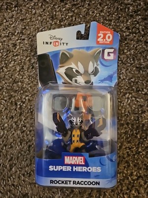 Disney Infinity 2.0 Edition Rocket Raccoon Action Figure Damaged Box See Pics