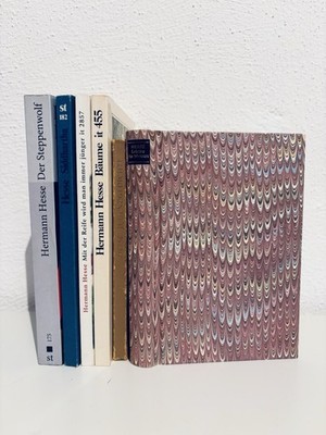 6 x Hermann Hesse, Konvolut- der Steppenwolf, Bäume, Siddharta, Lektüre für-KVR