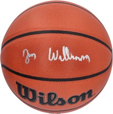 Zion Williamson New Orleans Pelicans Signed Wilson Rep Basketball - Siliver Ink