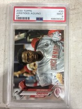 2020 Topps Aristides Aquino #20 Flexing Arm SP Rookie PSA 9 Cincinnati Reds 🔥⚾️