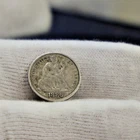 1886 US Seated Liberty Dime 10c VF (Cleaned)