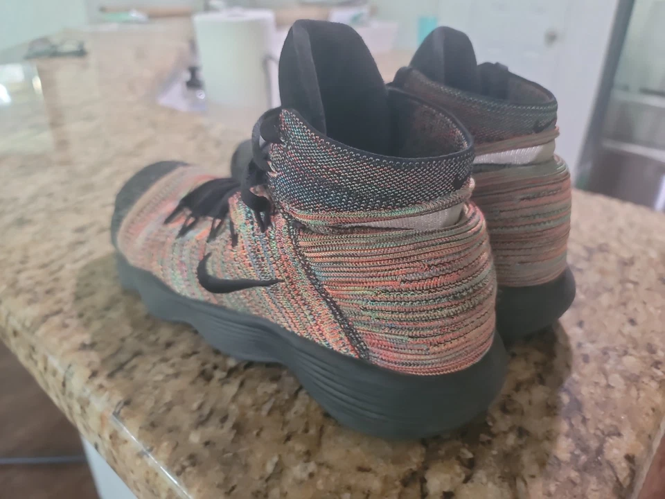 Nike Hyperdunk 2017 Flyknit Multi-Color Team Basketball Shoes Sz. 11.5 - Image 3 of 4