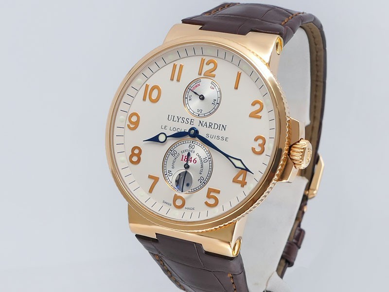 Ulysse Nardin Marine Chronometer 1846 266-66 18k Rose Gold 41mm